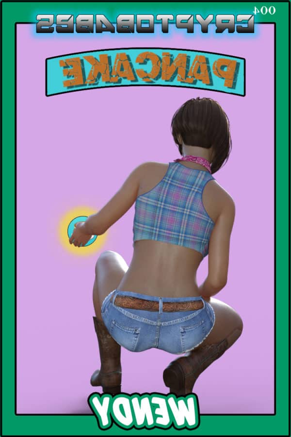 Cryptobabe 004 Wendy Cake orange - Image 2