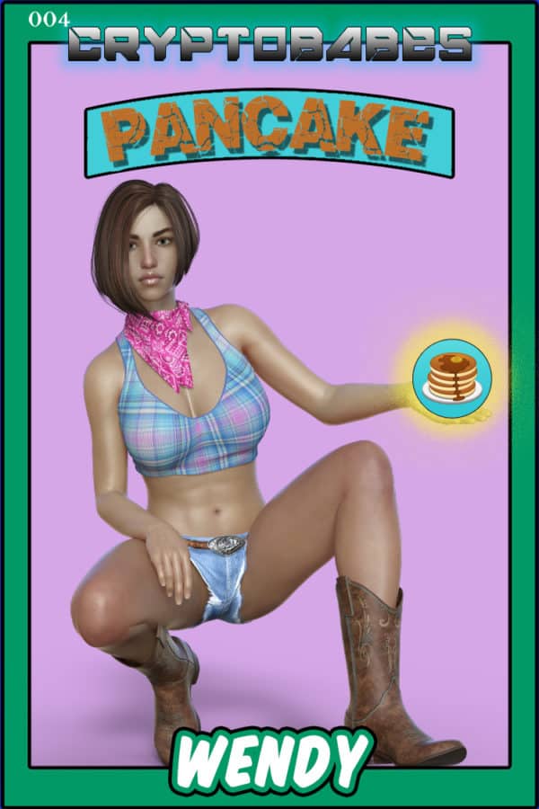 Cryptobabe 004 Wendy Cake orange