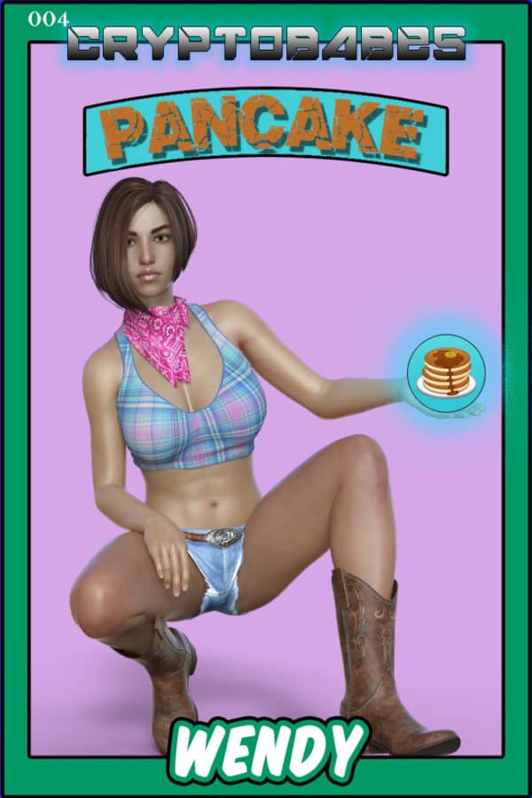 Cryptobabe 004 Wendy Cake blue